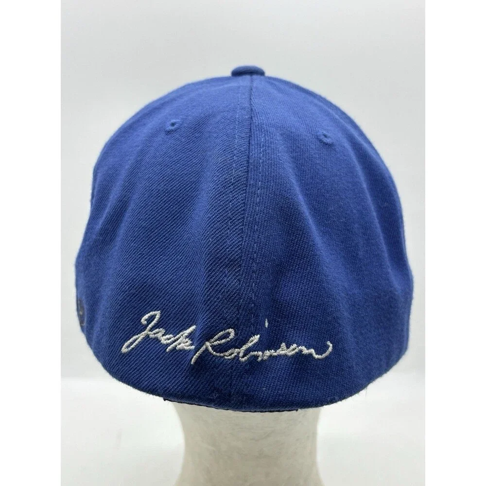 Jackie Robinson #42 Richardson Pro 585 Flexfit ProWool Blue Hat Cap LG-XL